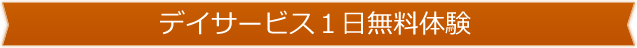 デイサービス1日無料体験